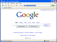 Internet Explorer Screen Shot